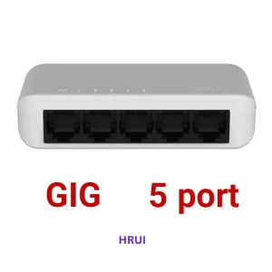 سوئیچ شبکه گیگابیتی ۵ پورت +HR-SWG0050 برند HRUI
